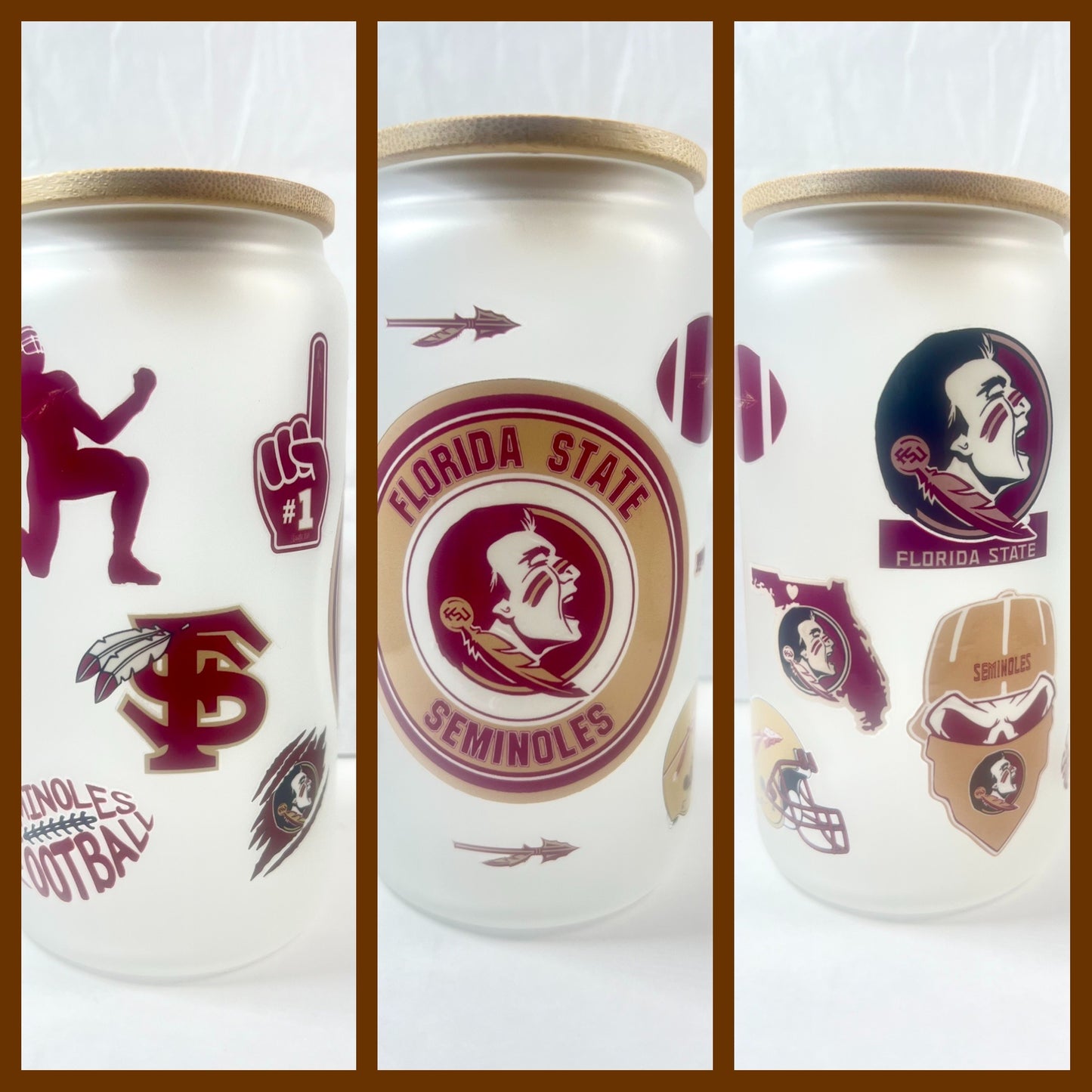 FSU glass cup